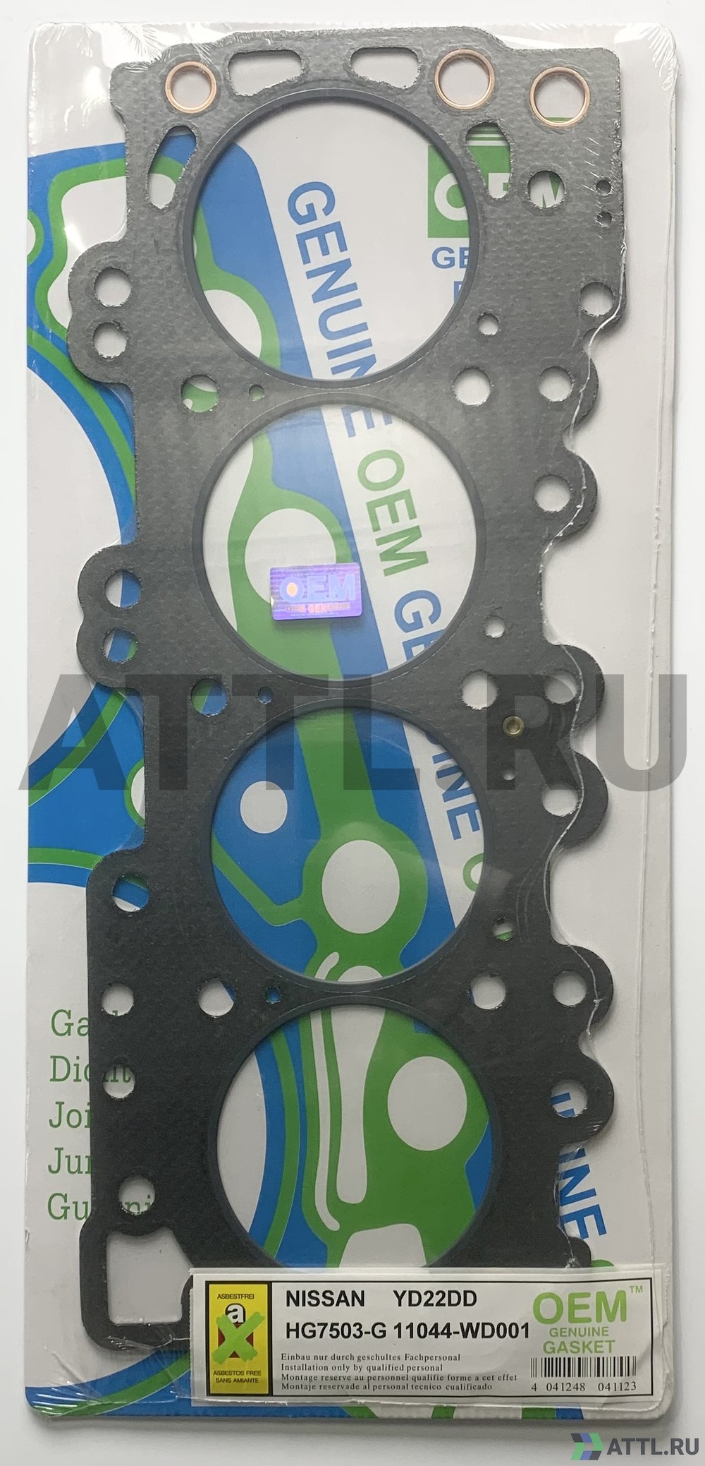 OEM GENUINE GASKET 11044-WD001 G Прокладка ГБЦ (HG7503-G)