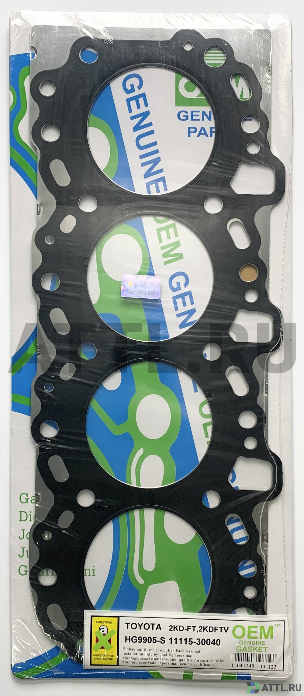 OEM GENUINE GASKET 11115-30040 S Прокладка ГБЦ (HG9905-S)