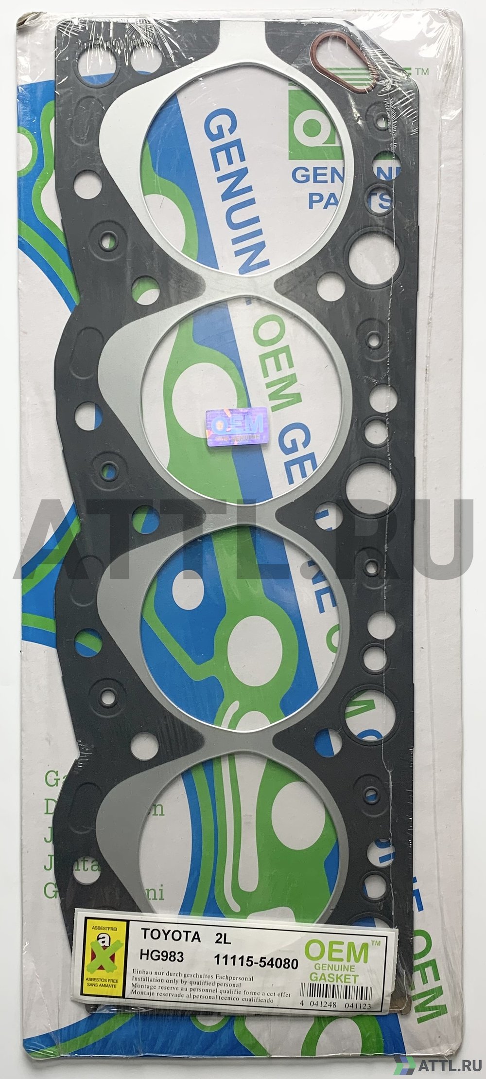 OEM GENUINE GASKET 11115-54080 S Прокладка ГБЦ (HG983-S)