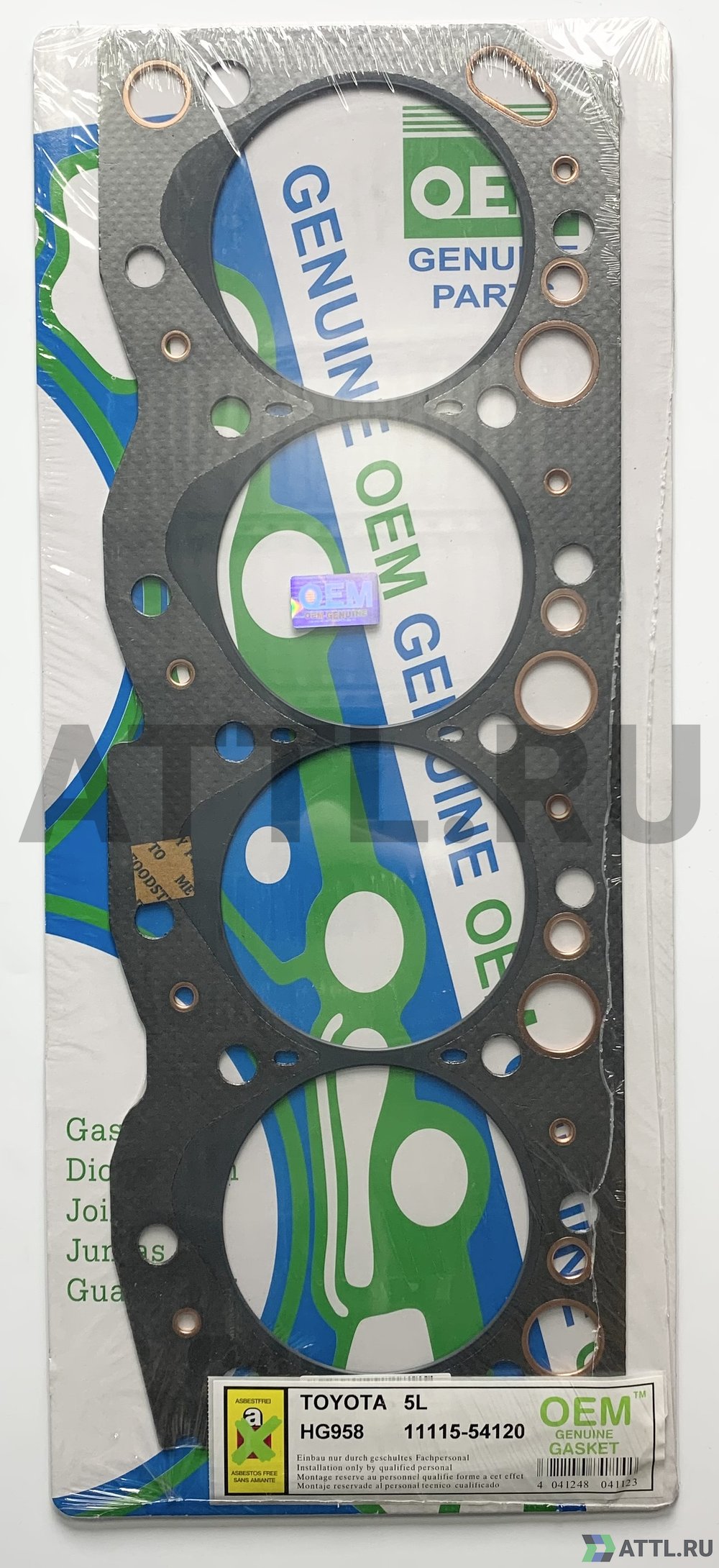 OEM GENUINE GASKET 11115-54120 G Прокладка ГБЦ (HG958-G)