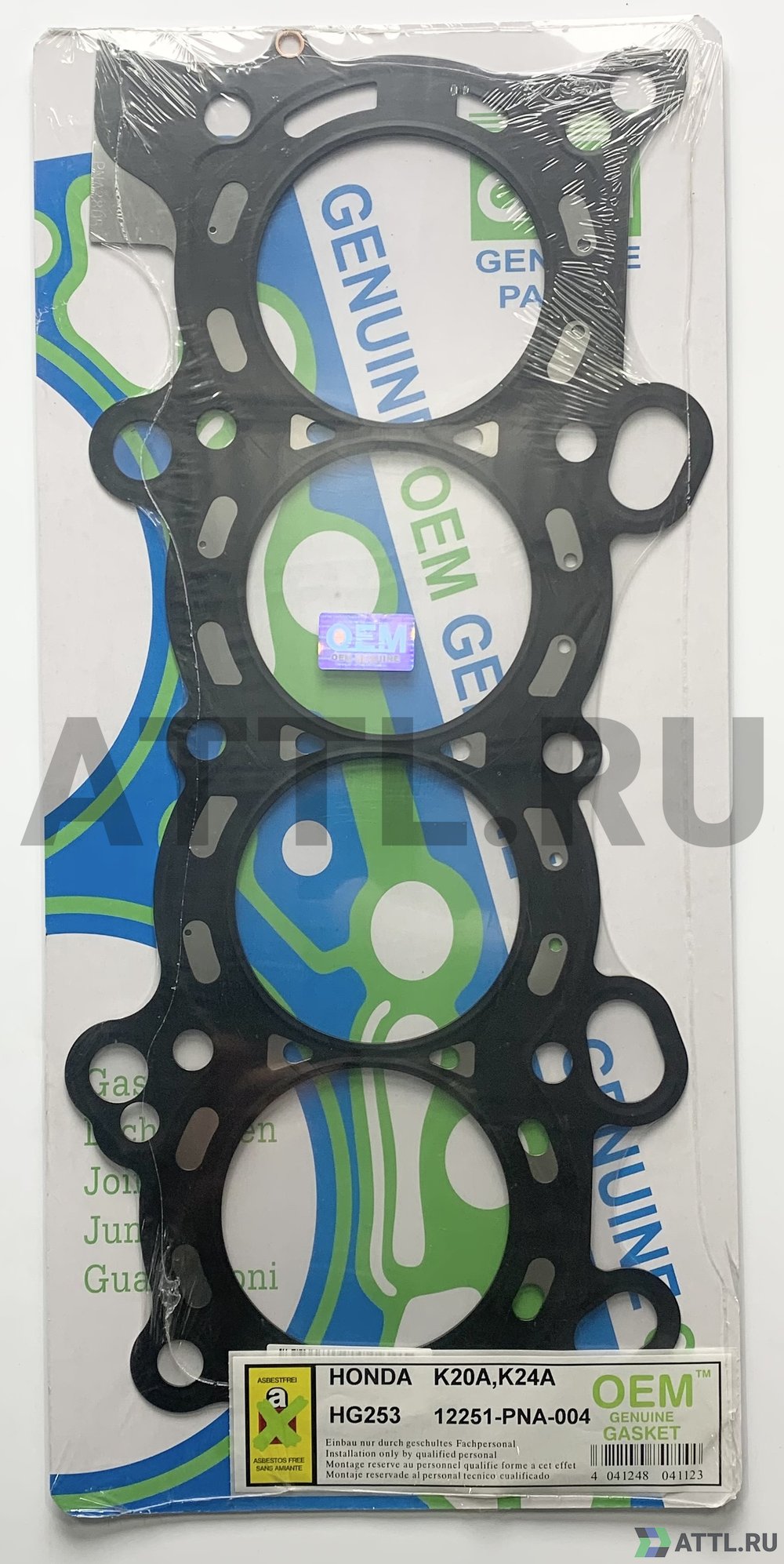 OEM GENUINE GASKET 12251-PNA-004 S Прокладка ГБЦ (HG253-S)