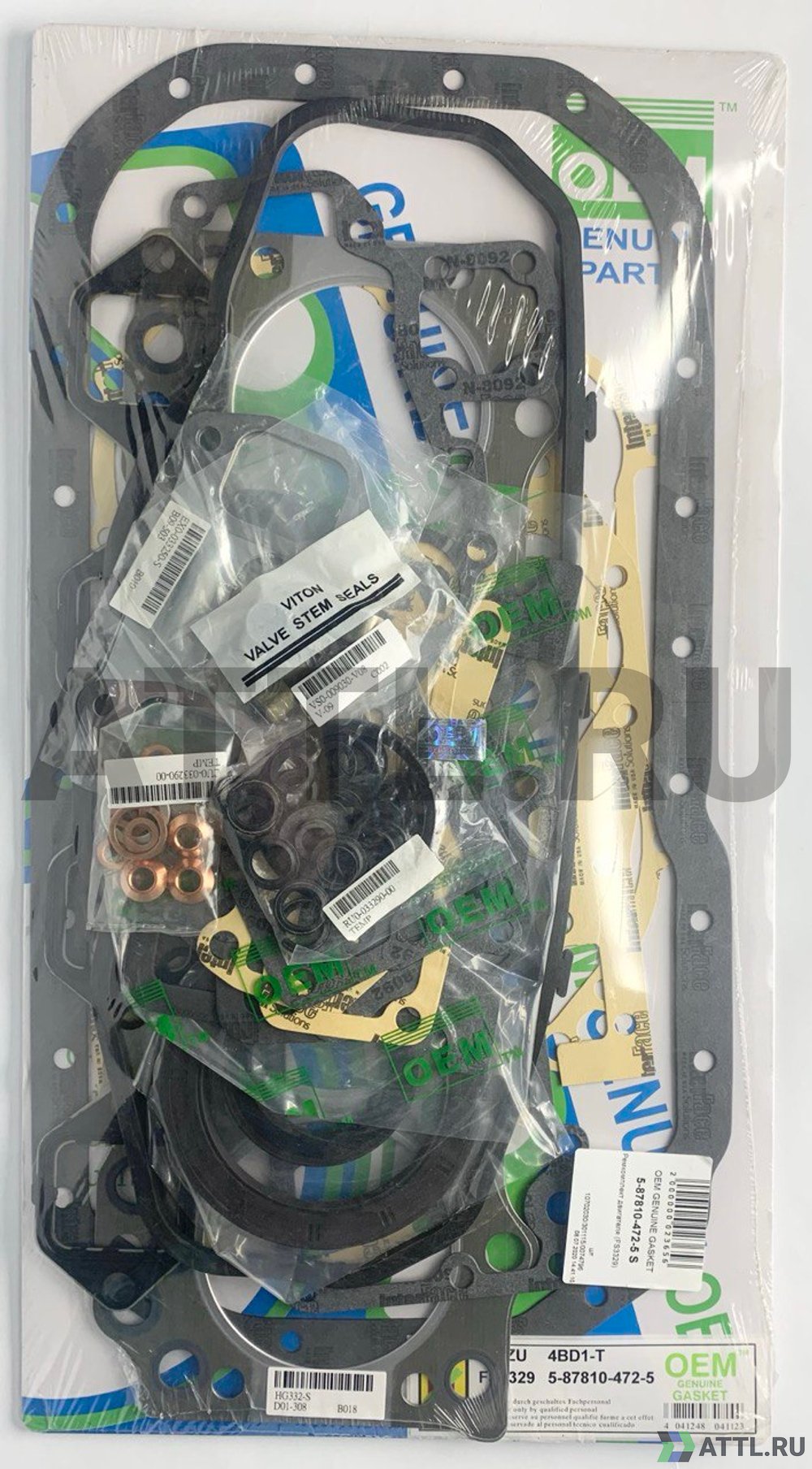 OEM GENUINE GASKET 5-87810-472-5 S Ремкомплект двигателя 4BD1-T (FS3329-S)