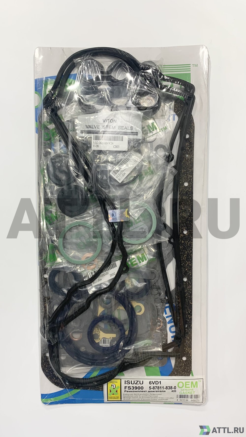 OEM GENUINE GASKET 5-87811-838-0 G Ремкомплект двигателя (FS3900-G)