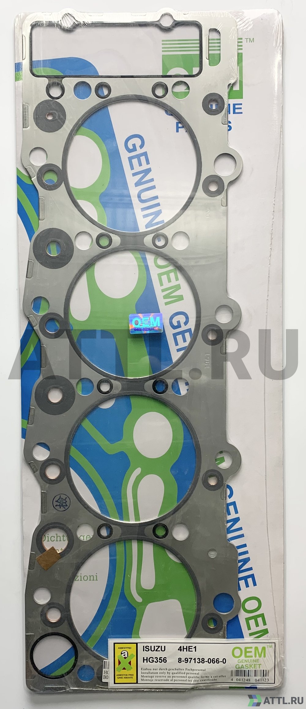 OEM GENUINE GASKET 8-97138-066-0 S Прокладка ГБЦ (HG356-S)