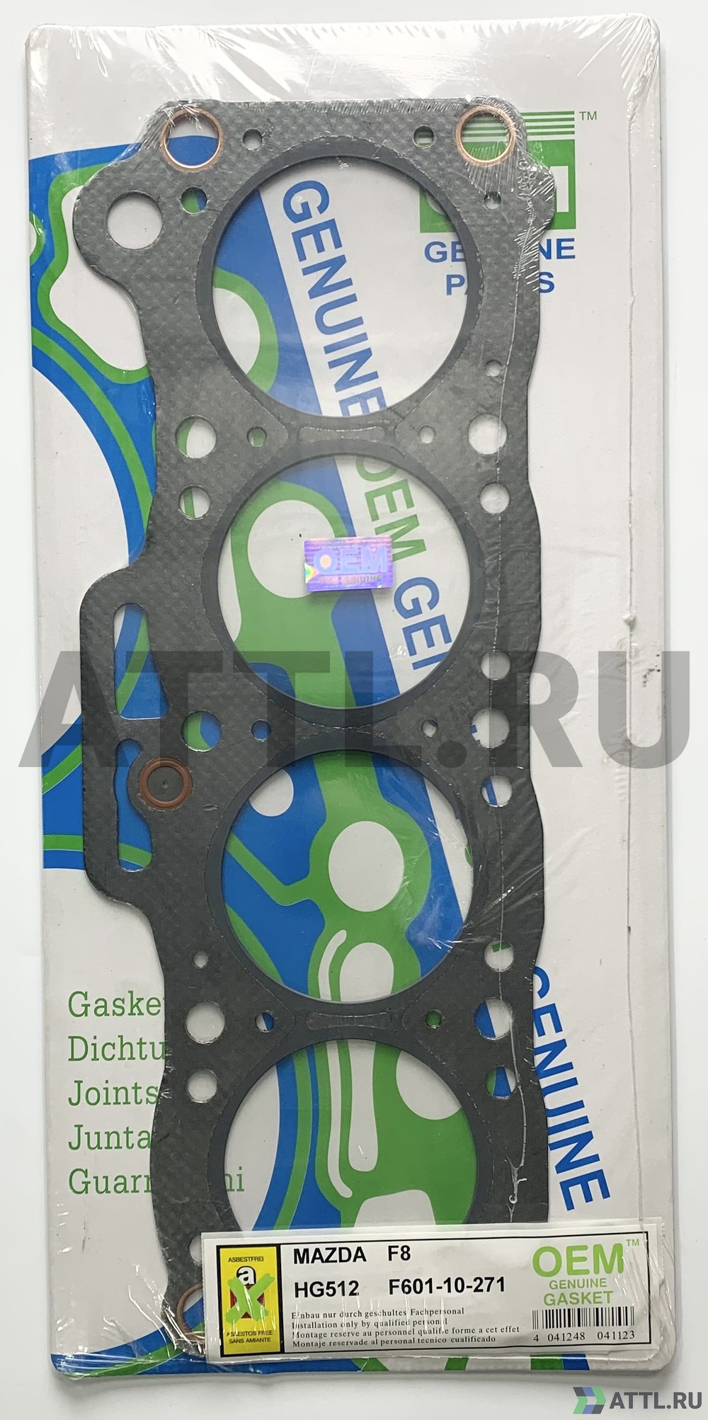 OEM GENUINE GASKET F601-10-271 G Прокладка ГБЦ (HG512-G)