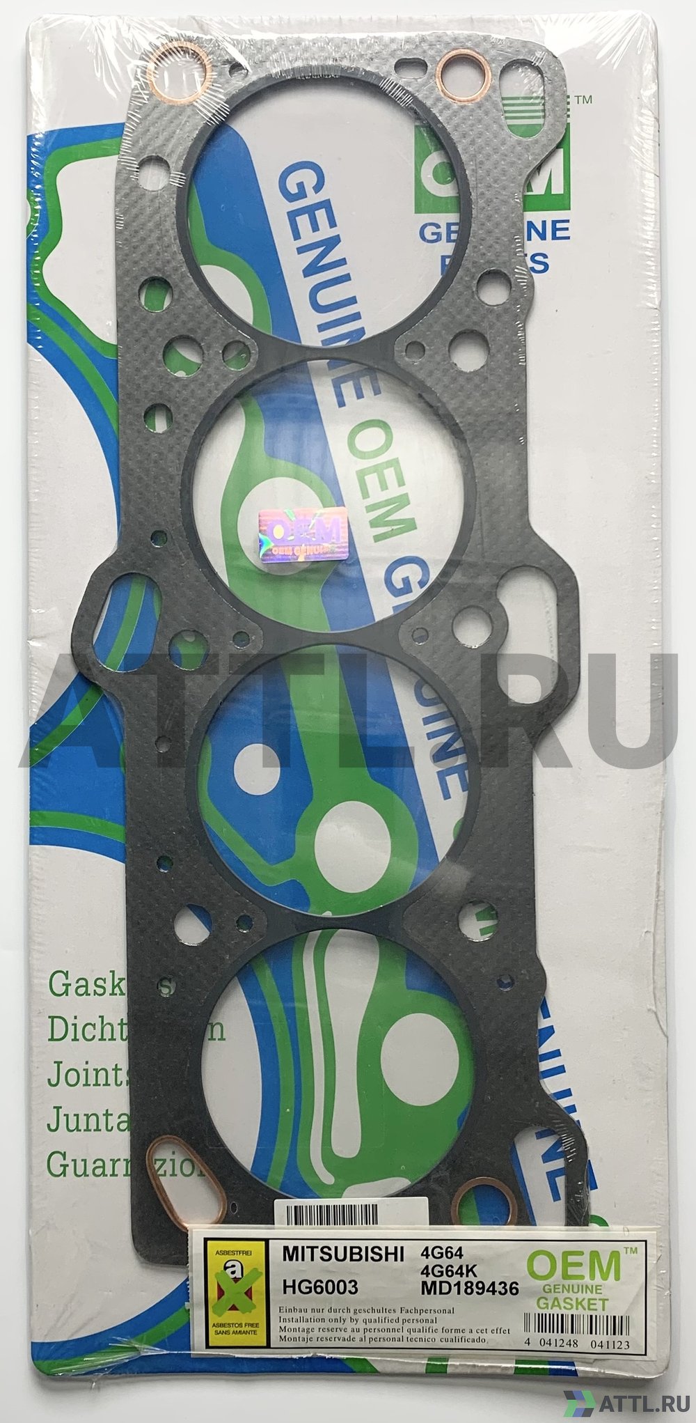OEM GENUINE GASKET MD189436 G Прокладка ГБЦ 4G64,4G64K (HG6003-G)