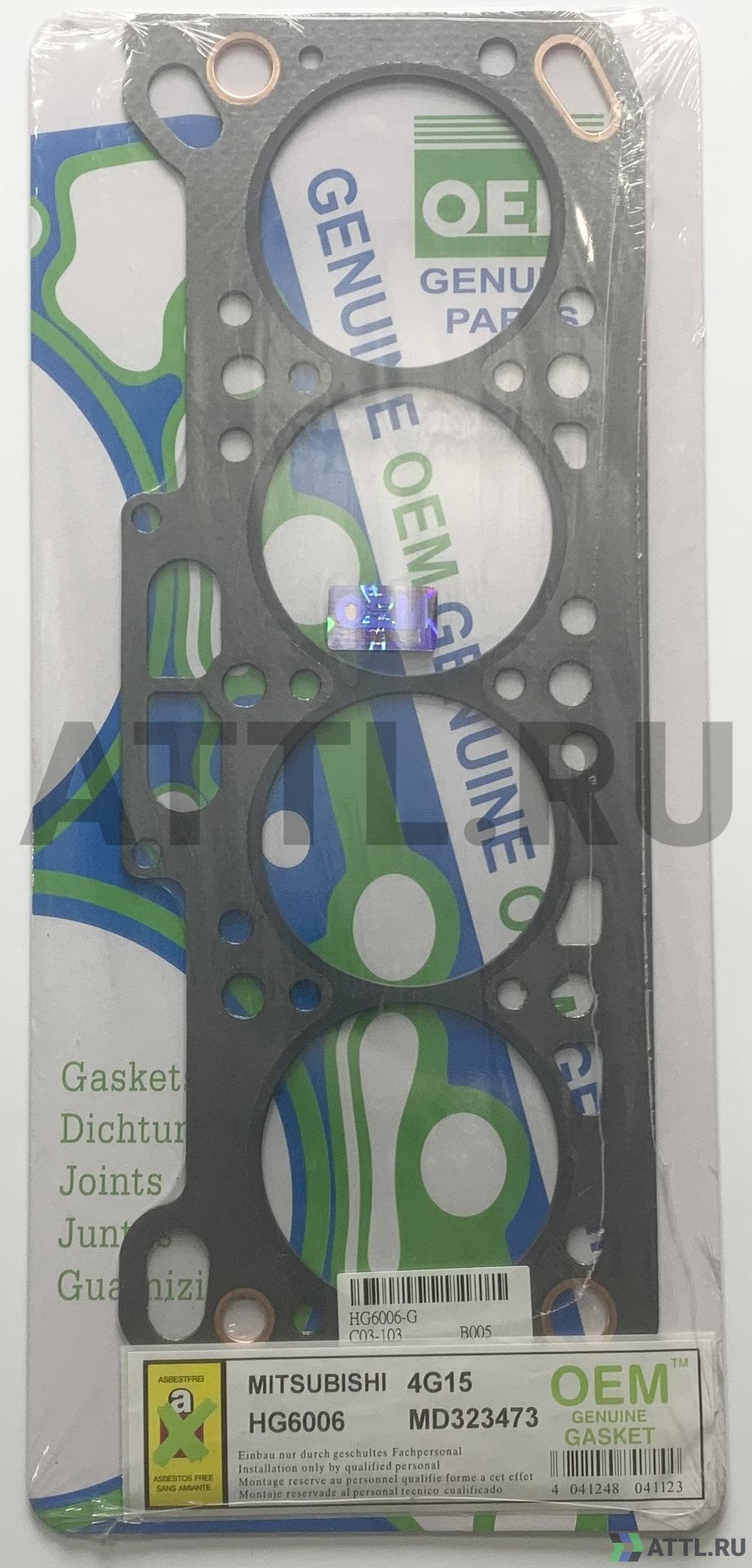 OEM GENUINE GASKET MD323473 G Прокладка ГБЦ (HG6006-G)