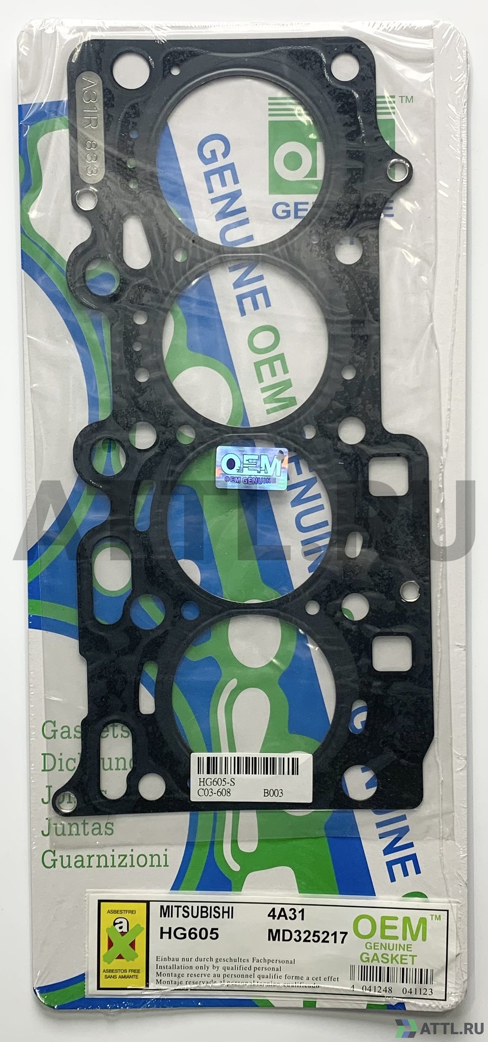 OEM GENUINE GASKET MD325217 S Прокладка ГБЦ (HG605-S)