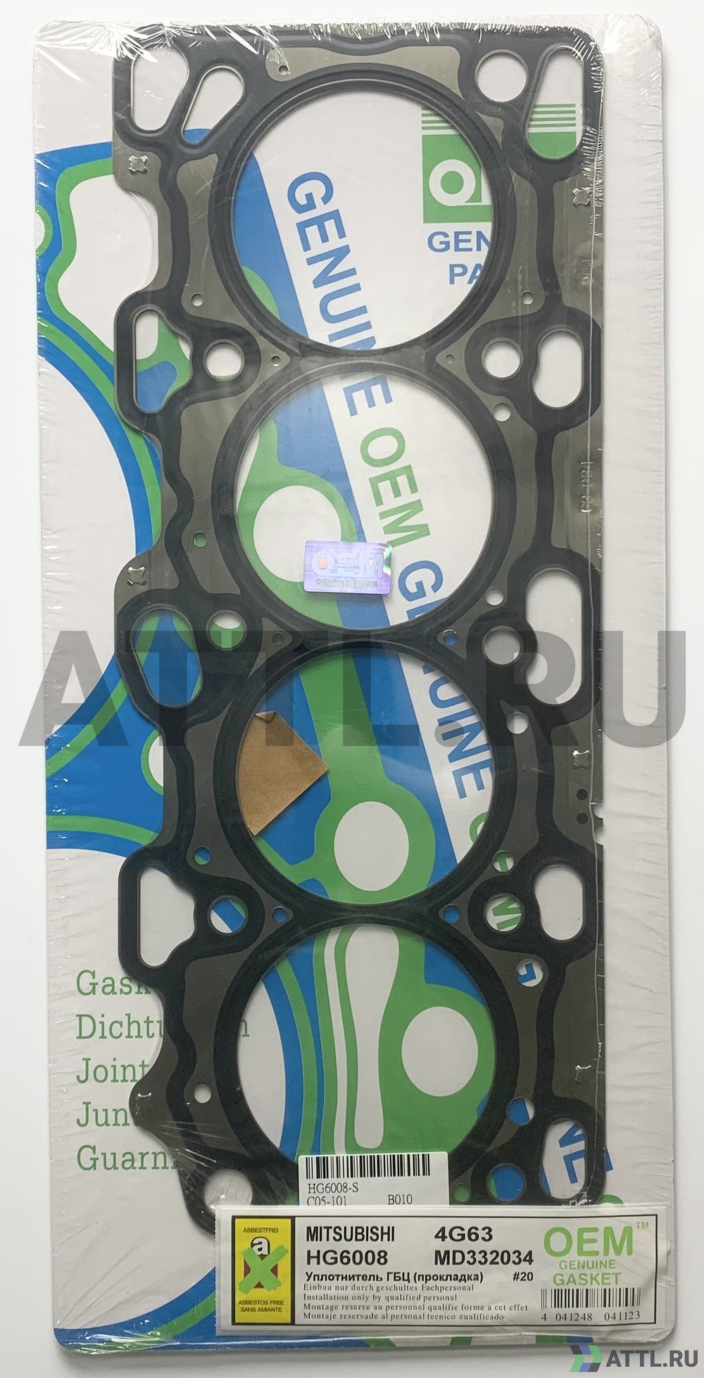 OEM GENUINE GASKET MD332034 S Прокладка ГБЦ (HG6008-S)