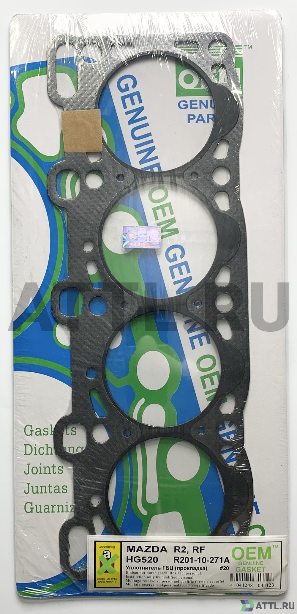 OEM GENUINE GASKET R201-10-271A G Прокладка ГБЦ (HG520 G)