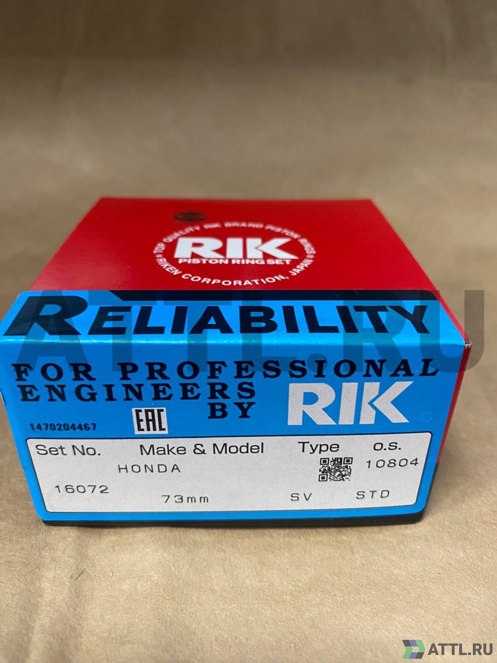RIK 16072 STD Поршневые кольца LDA-MF3