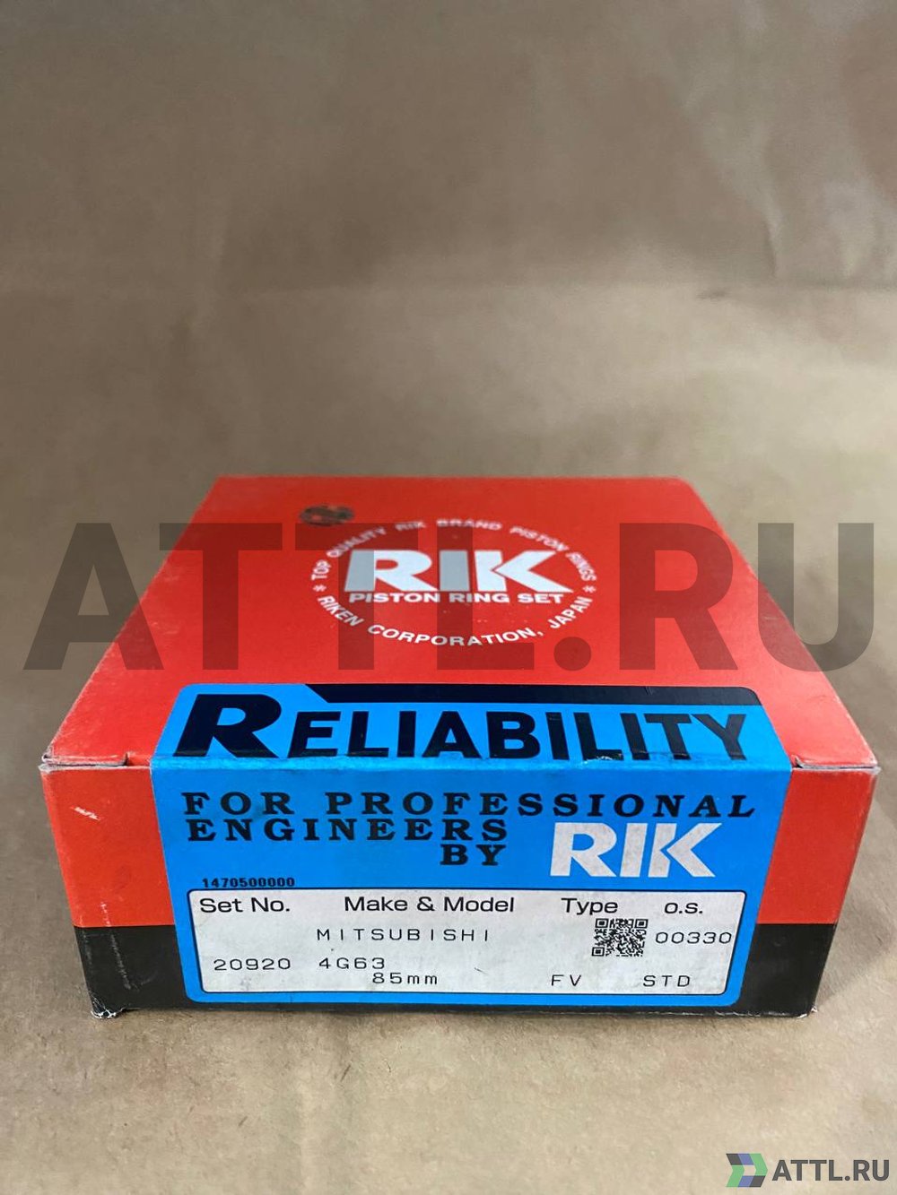 RIK 20920 STD Поршневые кольца 4G63