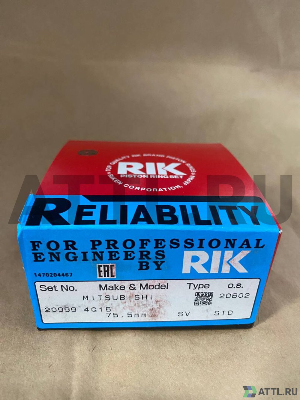 RIK 20999 STD Поршневые кольца 4G15(New)