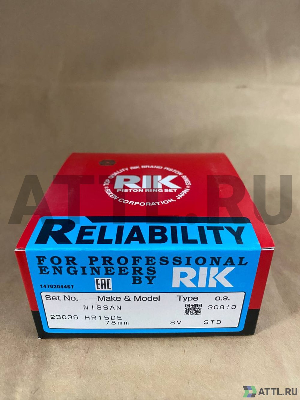 RIK 23036 STD Поршневые кольца HR15DE