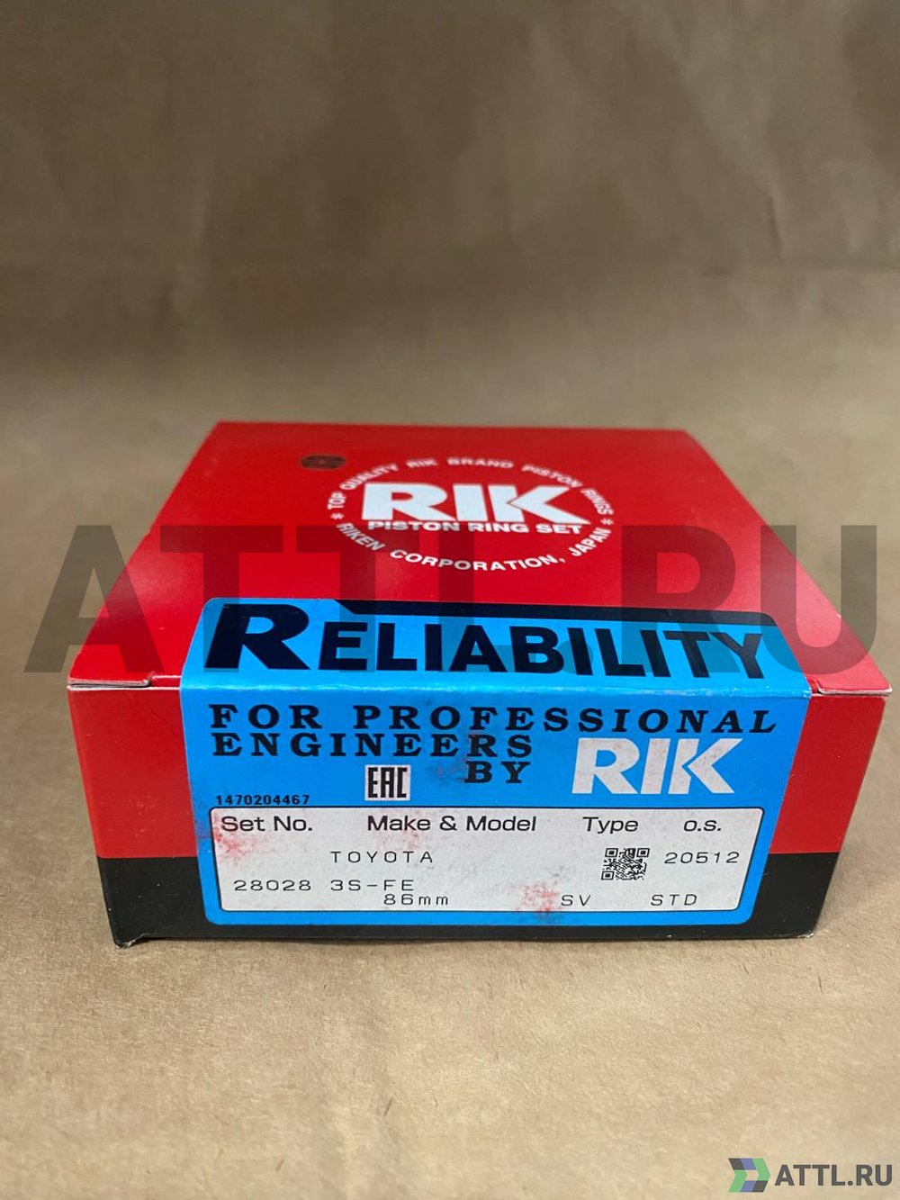RIK 28028 STD Поршневые кольца 3S-FE