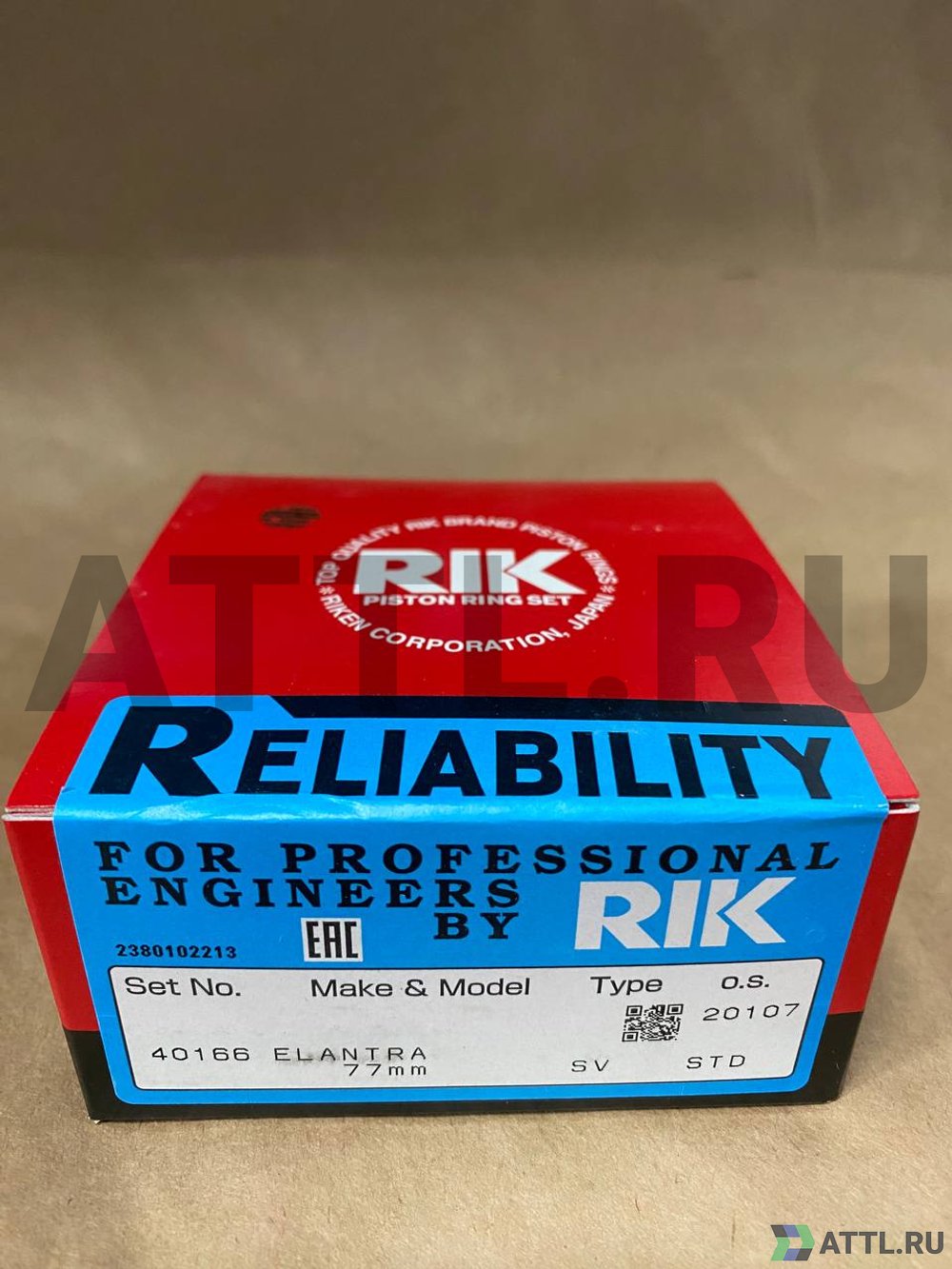 RIK 40166 STD Поршневые кольца G4FA
