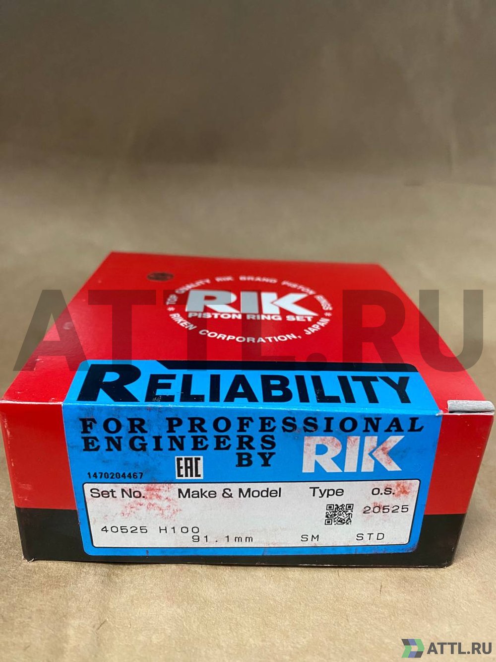 RIK 40525 STD Поршневые кольца D4BA/D4BC