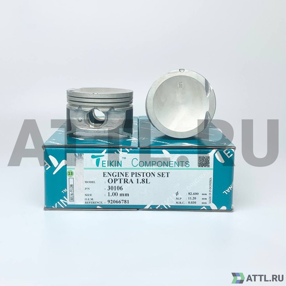 TEIKIN 30106 100 Комплект поршней OPTRA 1.8L d81,6+1.00 1,2-1,5-3