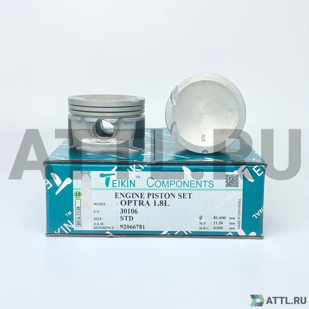 TEIKIN 30106 std Комплект поршней OPTRA 1.8L d81,6 STD 1,2-1,5-3