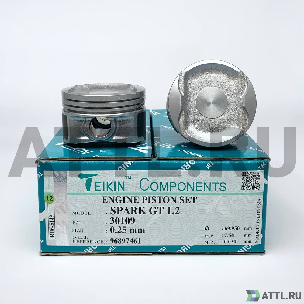 TEIKIN 30109 025 Комплект поршней SPARK GT 1.2L
