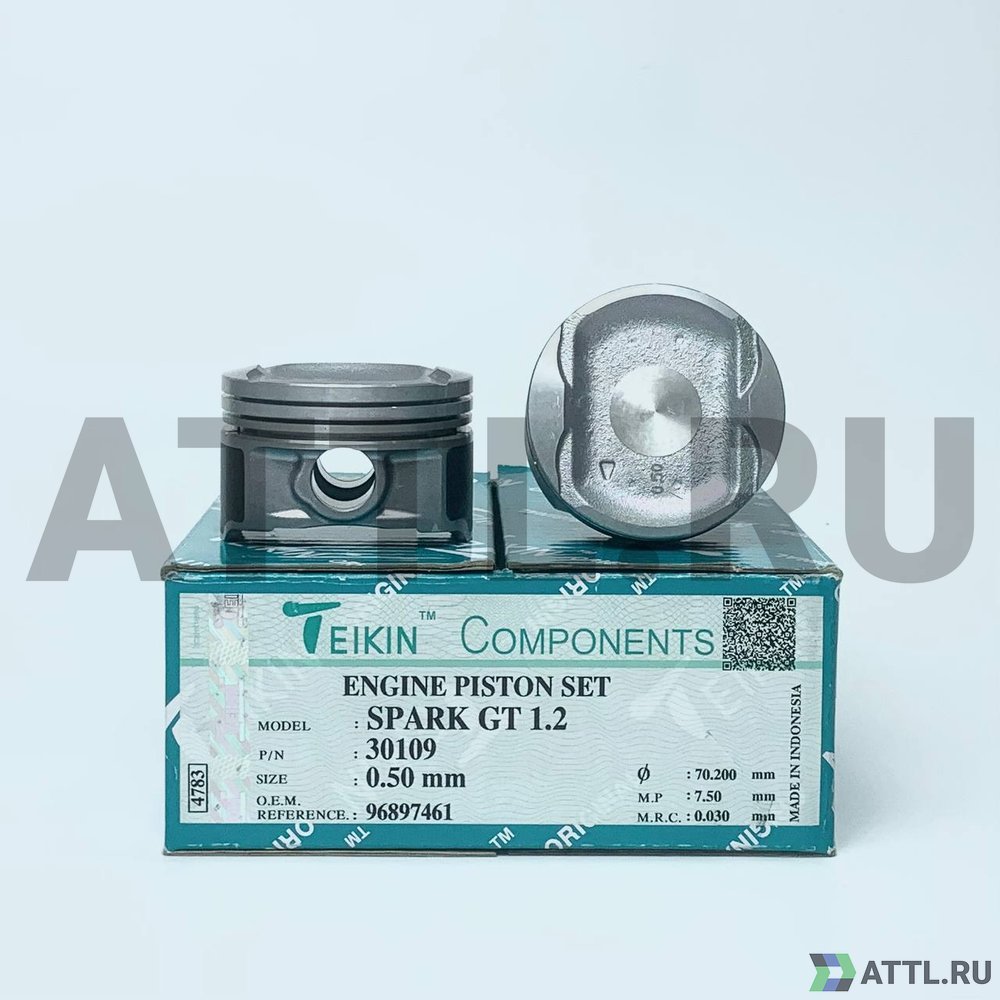 TEIKIN 30109 050 Комплект поршней SPARK GT 1.2L d69,7+0.50 1,2-1,2-2