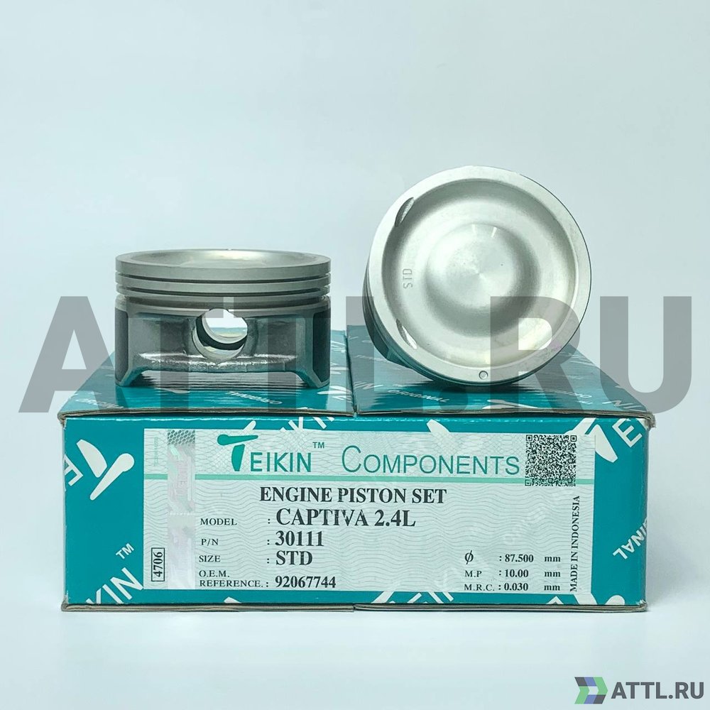 TEIKIN 30111 std Комплект поршней CAPTIVA 2.4L d87,5 STD 1,2-1,5-2,5
