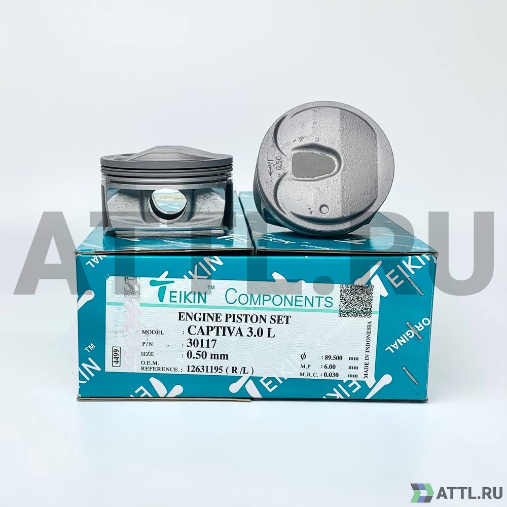 TEIKIN 30117 050 Комплект поршней CAPTIVA 3.0 d89+0.50 1-1,2-1,5