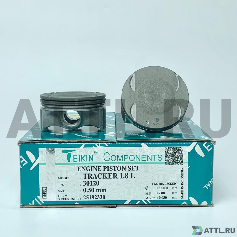 TEIKIN 30120 050 Комплект поршней TRACKER 1.8 L d80,5+0.50 1,2-1,2-2