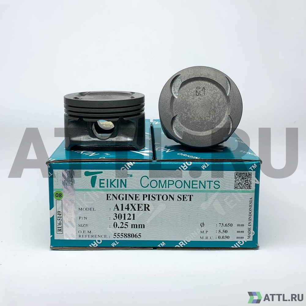 TEIKIN 30121 025 Комплект поршней A14XER d73,4+0.25 1,2-1,2-2