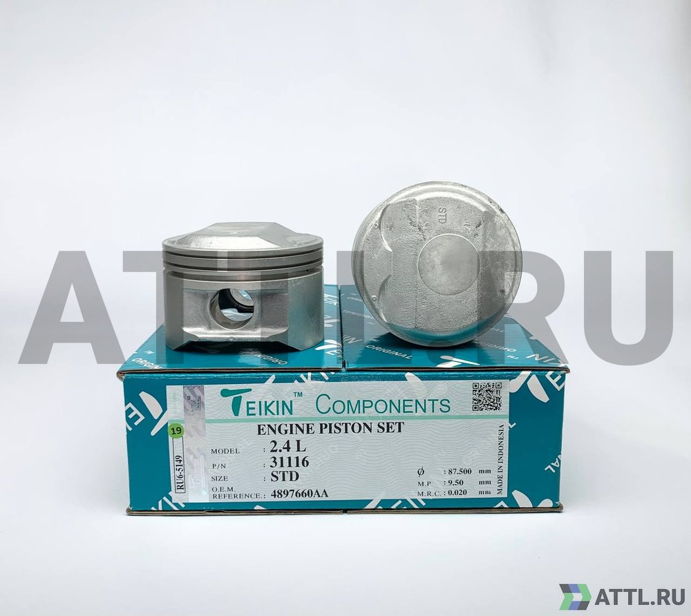 TEIKIN 31116 STD Комплект поршней 2.4L EDZ