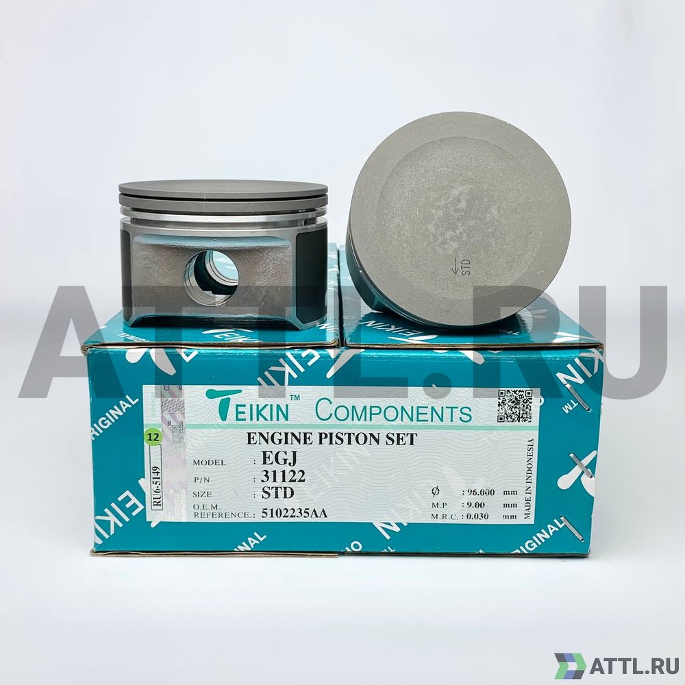 TEIKIN 31122 STD Комплект поршней EGJ