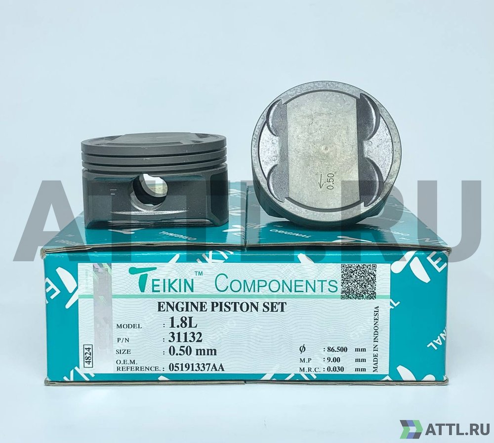 TEIKIN 31132 050 Комплект поршней 1.8L d86+0.50 1,2-1,2-2
