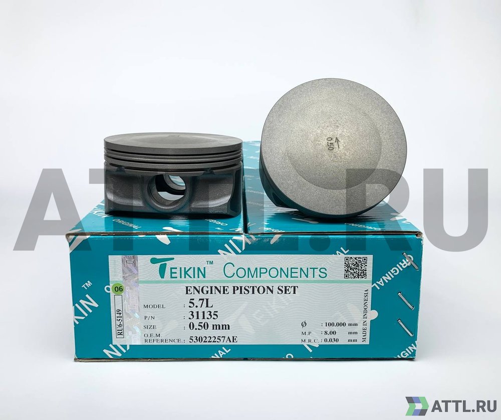 TEIKIN 31135 050 Комплект поршней  HEMI 5.7 d99,5+0.50 1,2-1,2-2