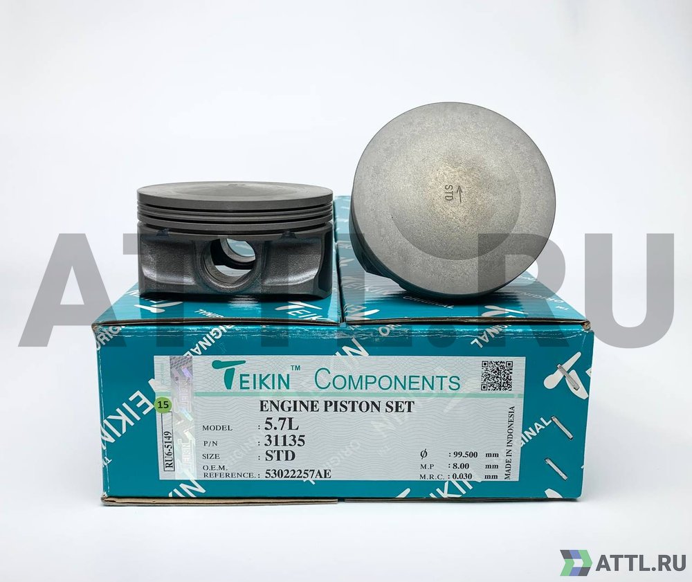 TEIKIN 31135 std Комплект поршней  HEMI 5.7 d99,5 STD 1,2-1,2-2