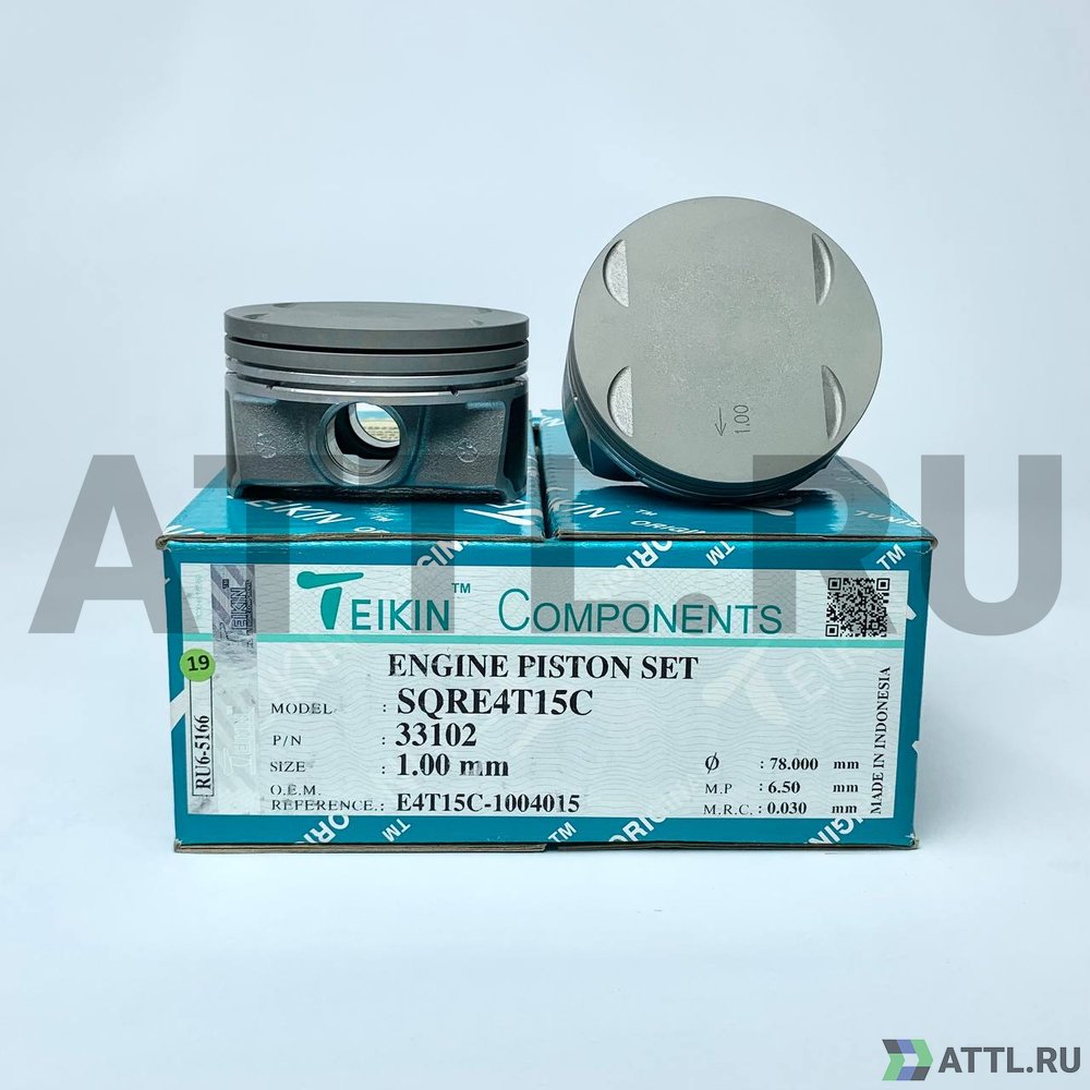 TEIKIN 33102 100 Комплект поршней SQRE4T15 d77+1.00 1,2-1-1,5