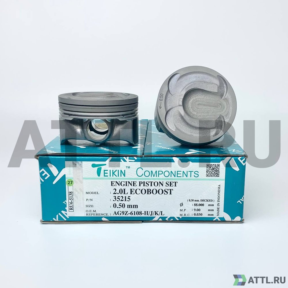 TEIKIN 35215 050 Комплект поршней 2.0L ECOBOOST d87,5+0.50 1,2-1,2-2