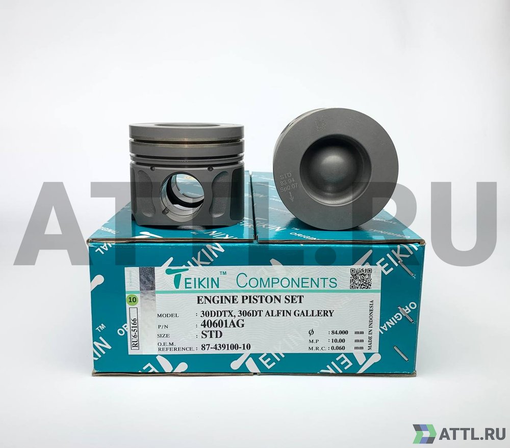 TEIKIN 40601AG std Комплект поршней 30DDTX, STD 306DT ALFIN GALLERY