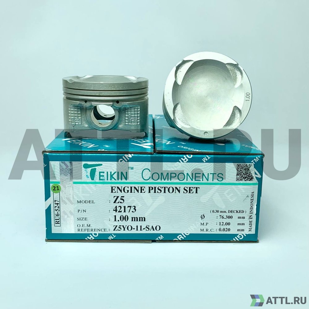 TEIKIN 42173 100 Комплект поршней Z5 d75,3+1.00 1-1,2-2,5