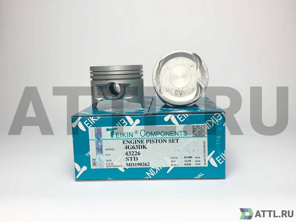 TEIKIN 43226 std Комплект поршней 4G63DK d85 STD 1,2-1,5-3