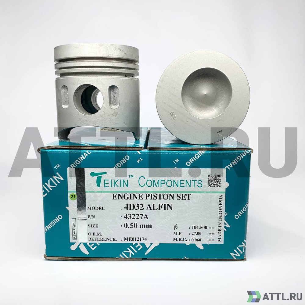 TEIKIN 43227A 050 Комплект поршней 4D32