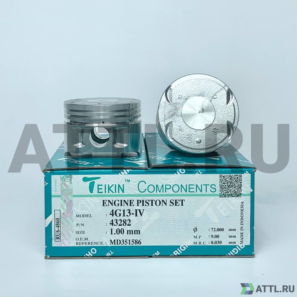 TEIKIN 43282 100 Комплект поршней 4G13-IV