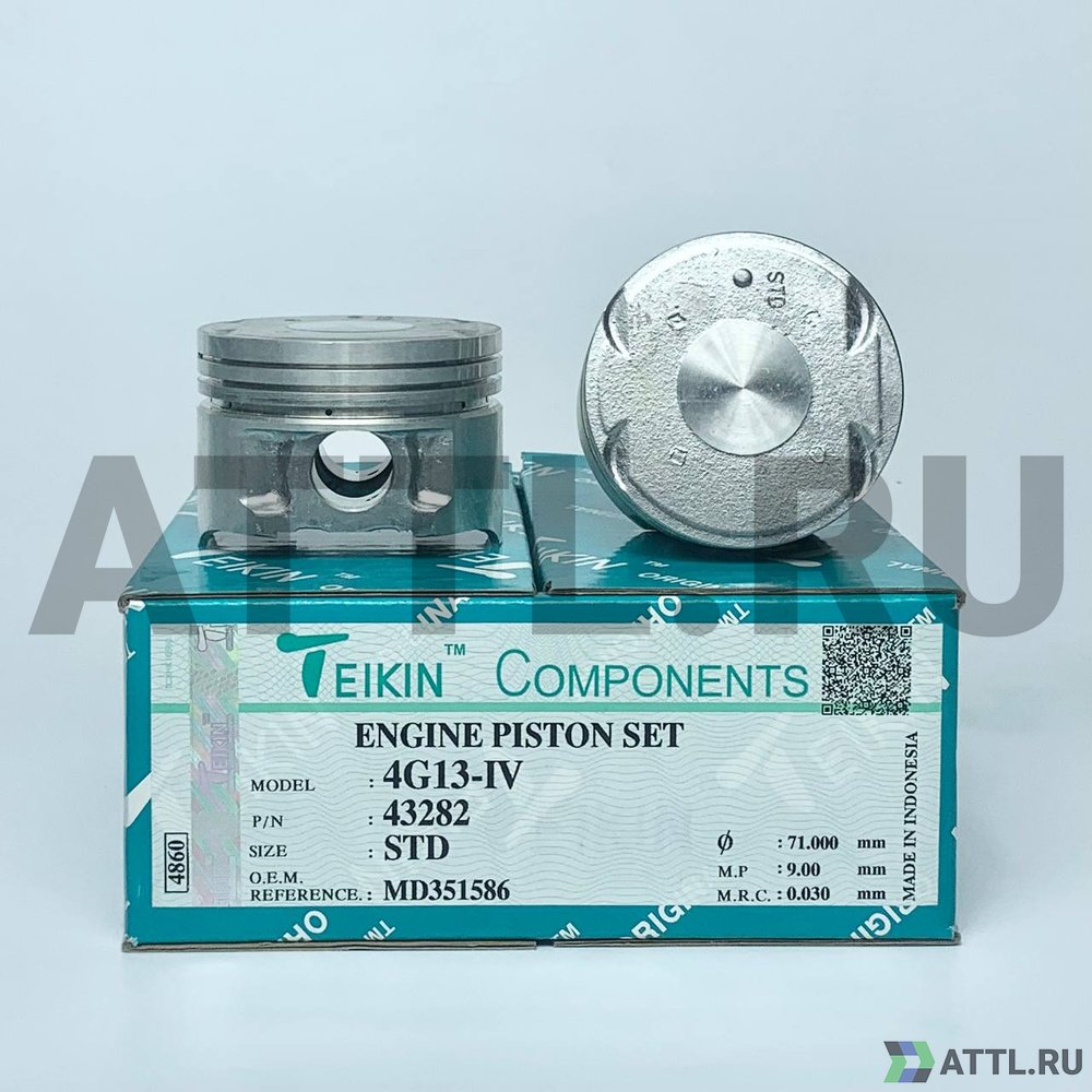 TEIKIN 43282 std Комплект поршней 4G13-IV