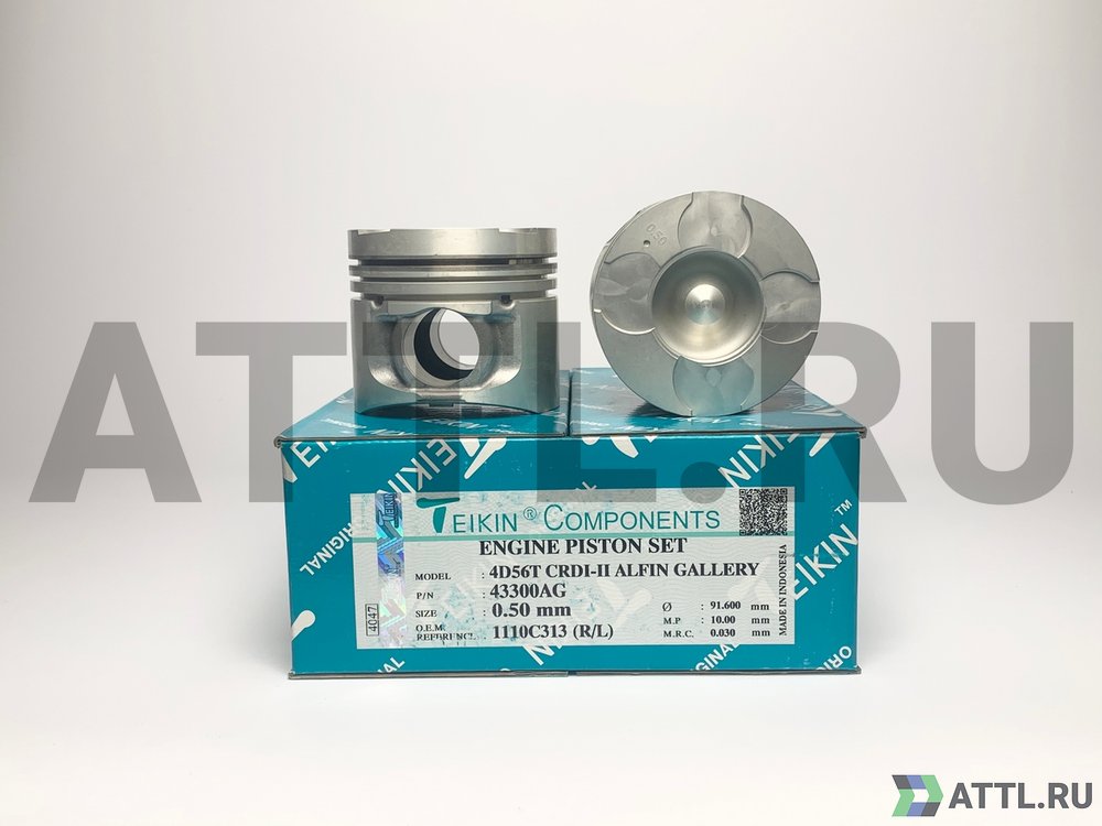 TEIKIN 43300AG 050 Комплект поршней 4D56 CRDI-II