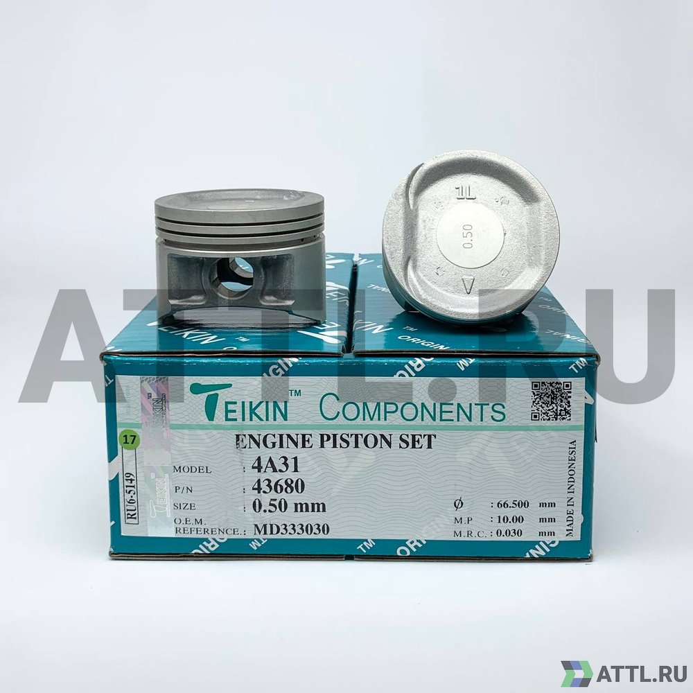 TEIKIN 43680 050 Комплект поршней 4A31