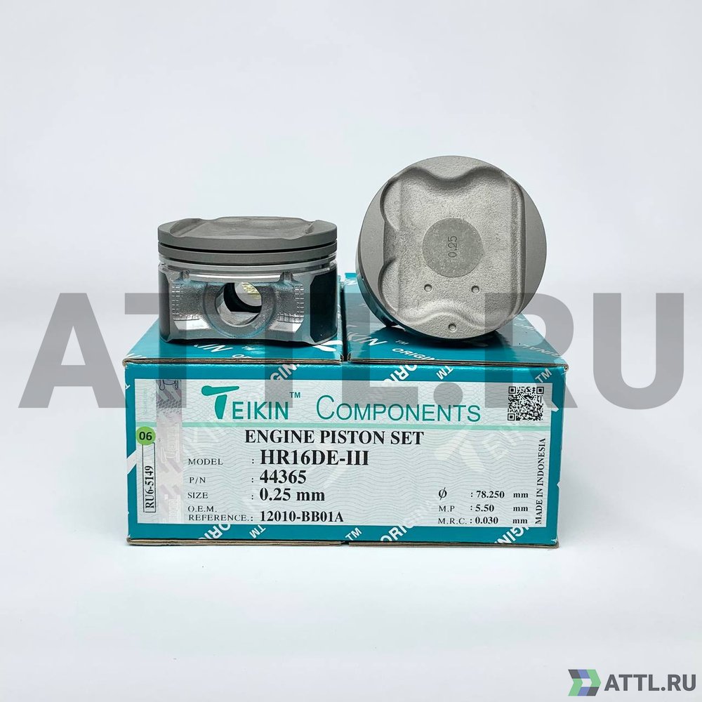 TEIKIN 44365 025 Комплект поршней HR16DE-III