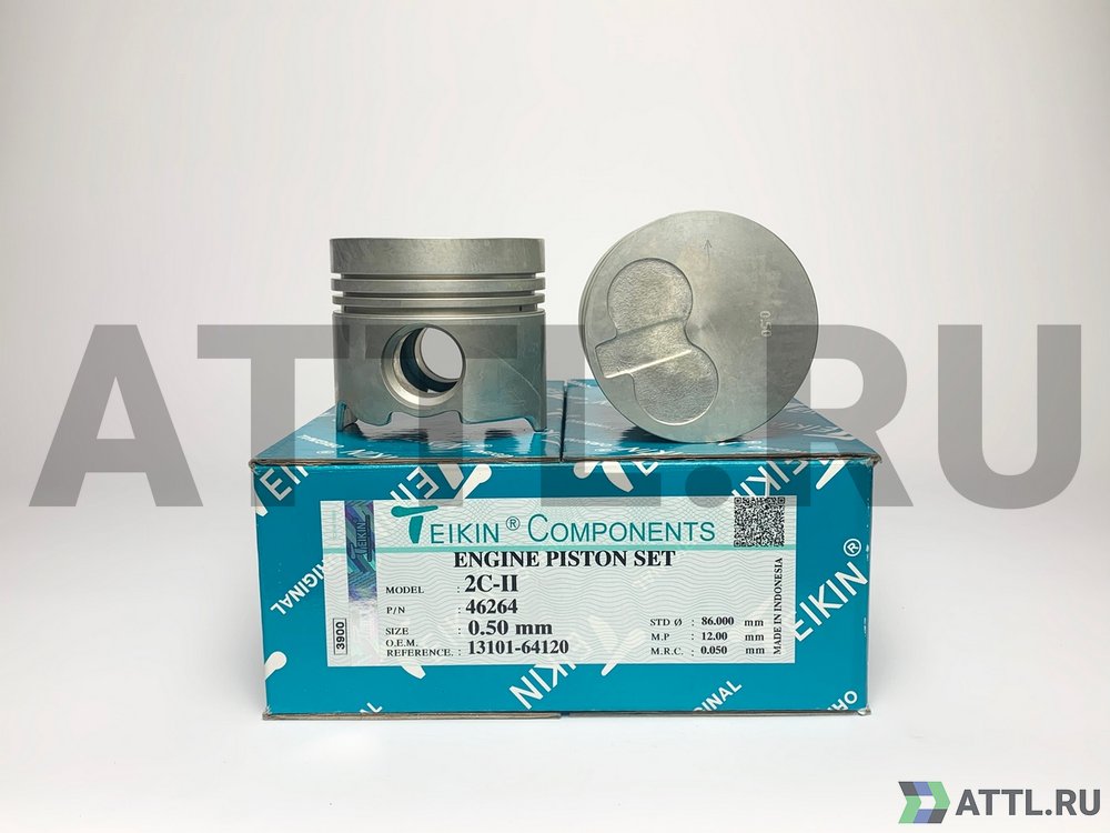 TEIKIN 46264 050 Комплект поршней 2C-II, 2CT LATE