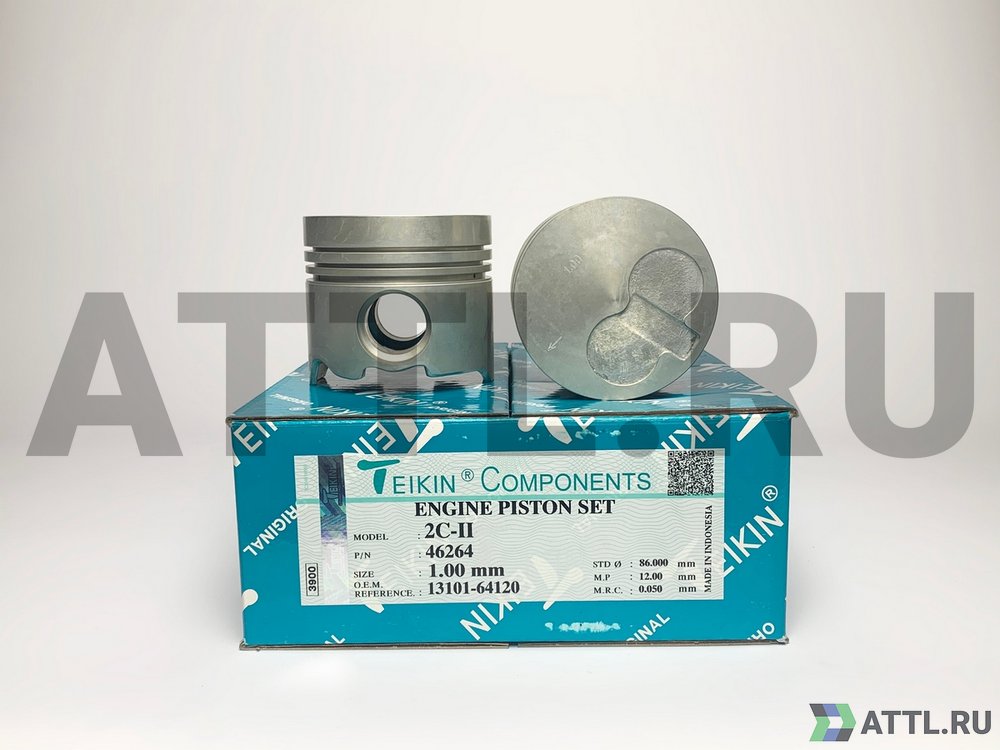 TEIKIN 46264 100 Комплект поршней 2C-II, 2CT LATE