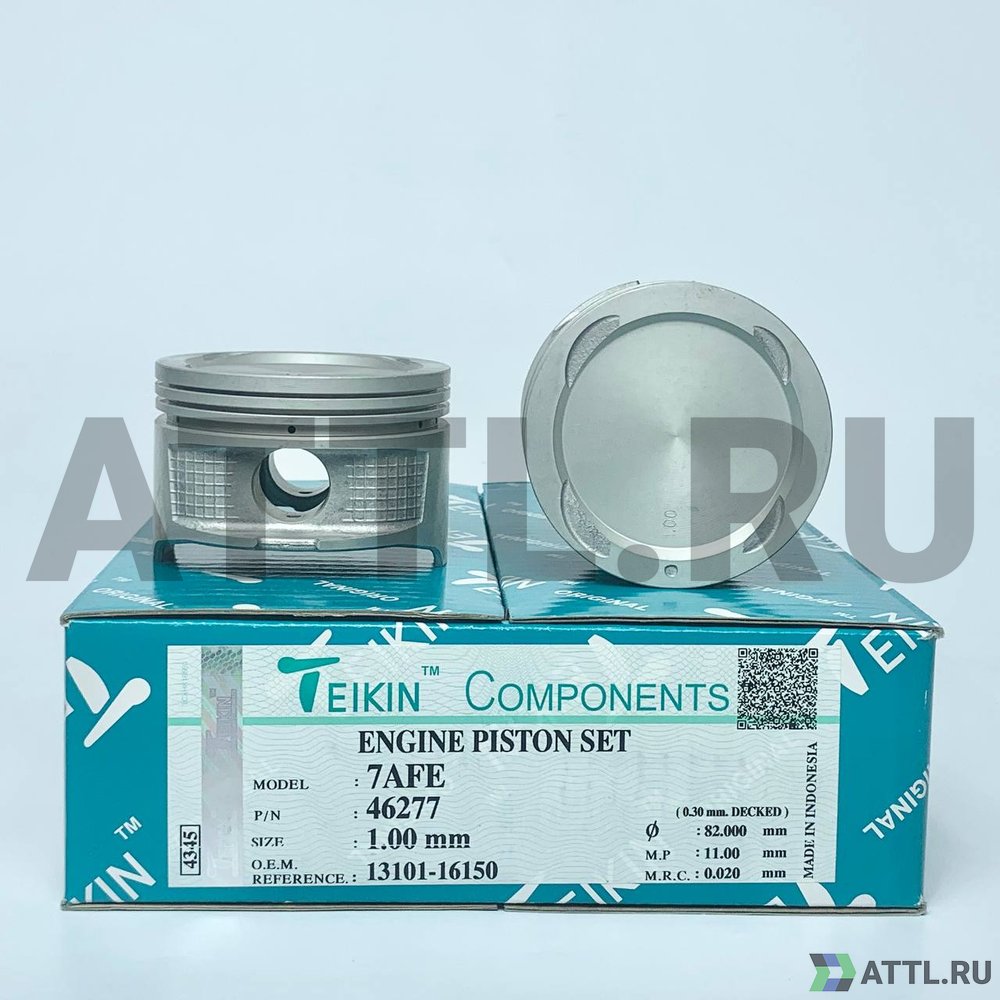 TEIKIN 46277 100 Комплект поршней 7A-FE d81+1.00 1,2-1,5-3