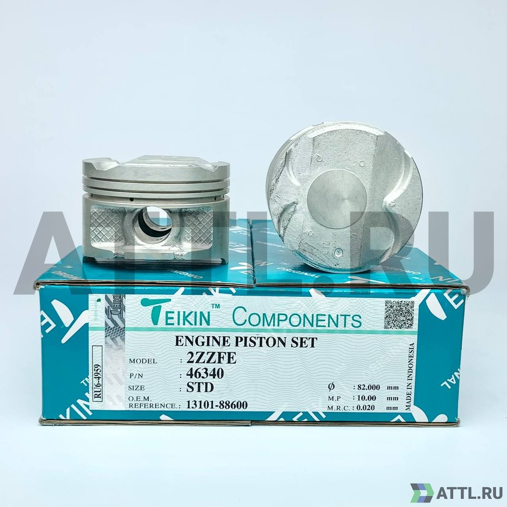 TEIKIN 46340 std Комплект поршней 2ZZ-FE