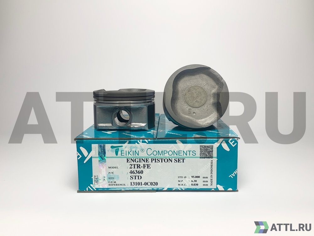 TEIKIN 46360 std Комплект поршней 2TR-FE d95 STD 1,2-1,2-2